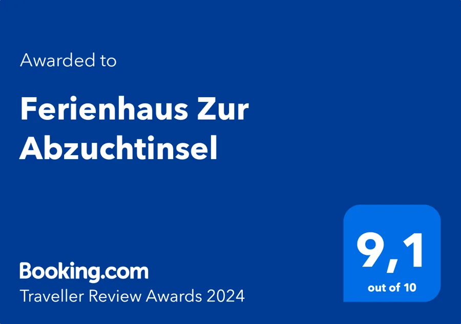 Booking.com Traveller Review Awards 2024, 9,1 von 10